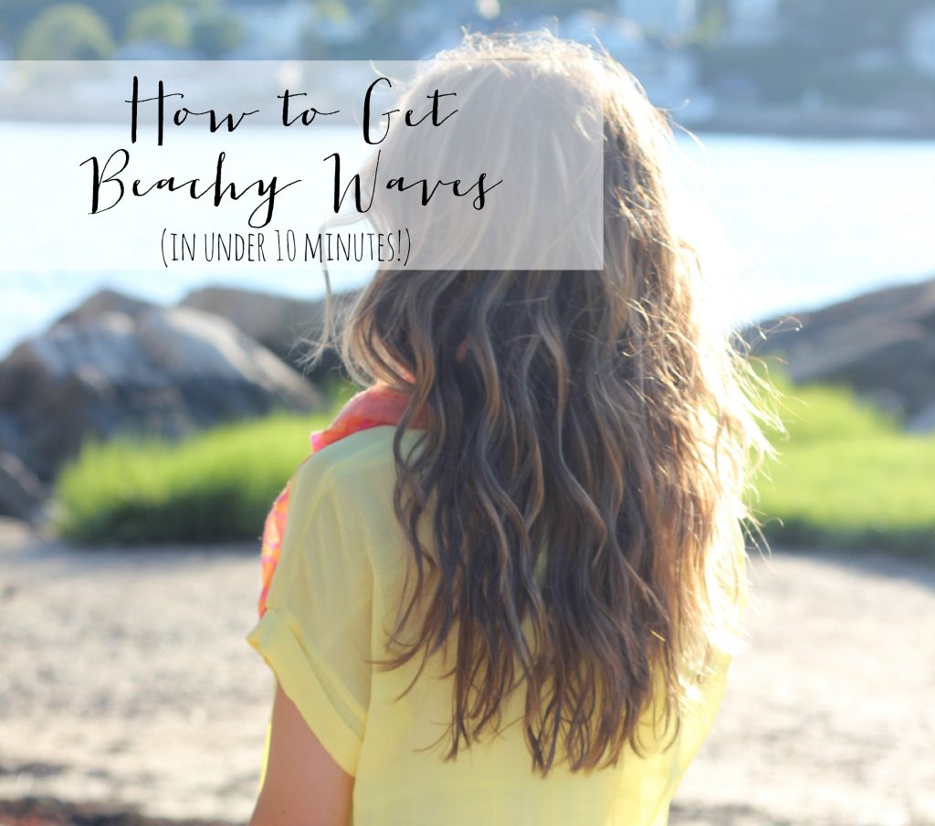 Bookmark this! A quick and easy video teaching you how to get beachy waves using a curling wand! 