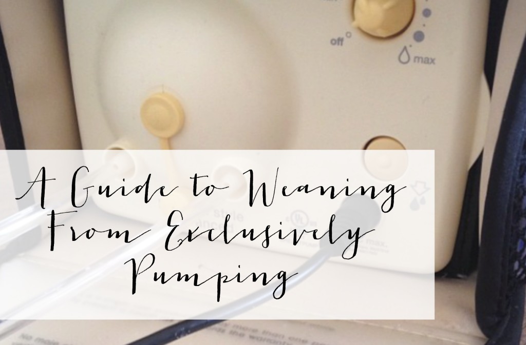 Have you been exclusively pumping? Are you ready to start weaning? I'm sharing what worked for ME, in this guide to weaning from exclusively pumping. Check it out! 