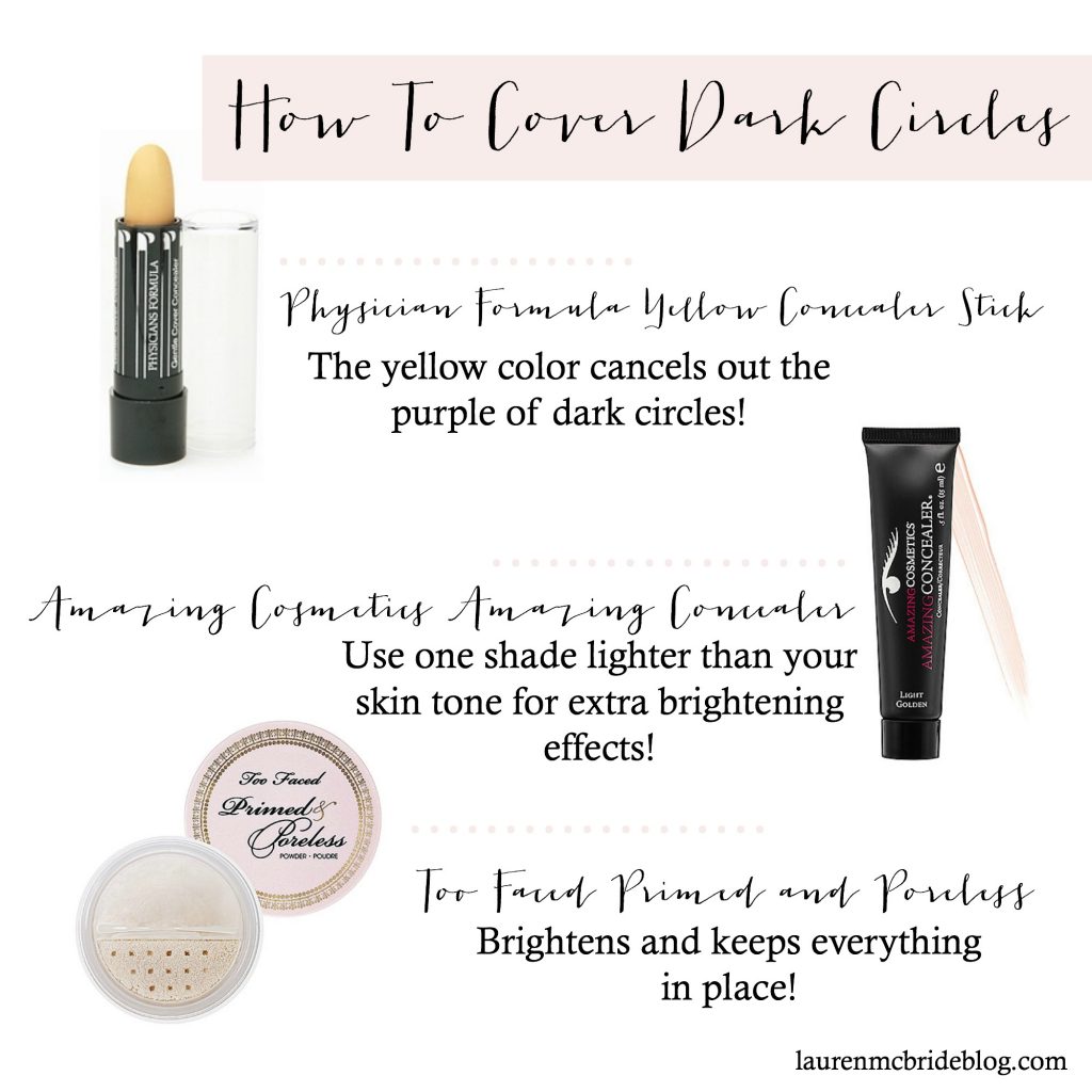 How to Cover Dark Circles