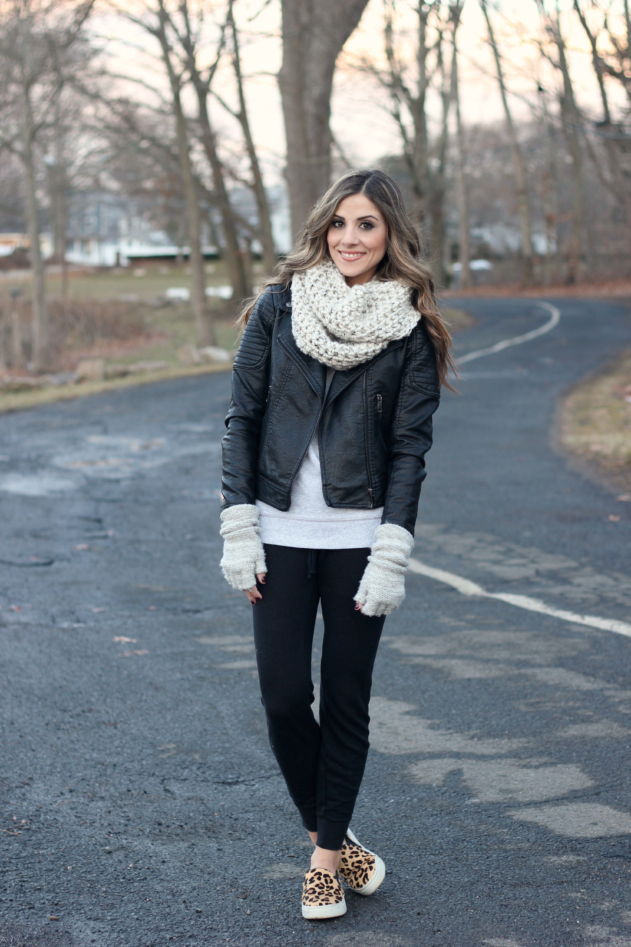 outfits winter white sneakers - By Lauren M