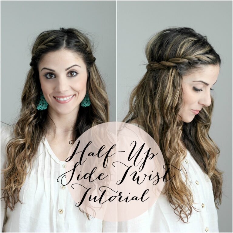 Half Up Side Twist Tutorial and #LoveYourCurls
