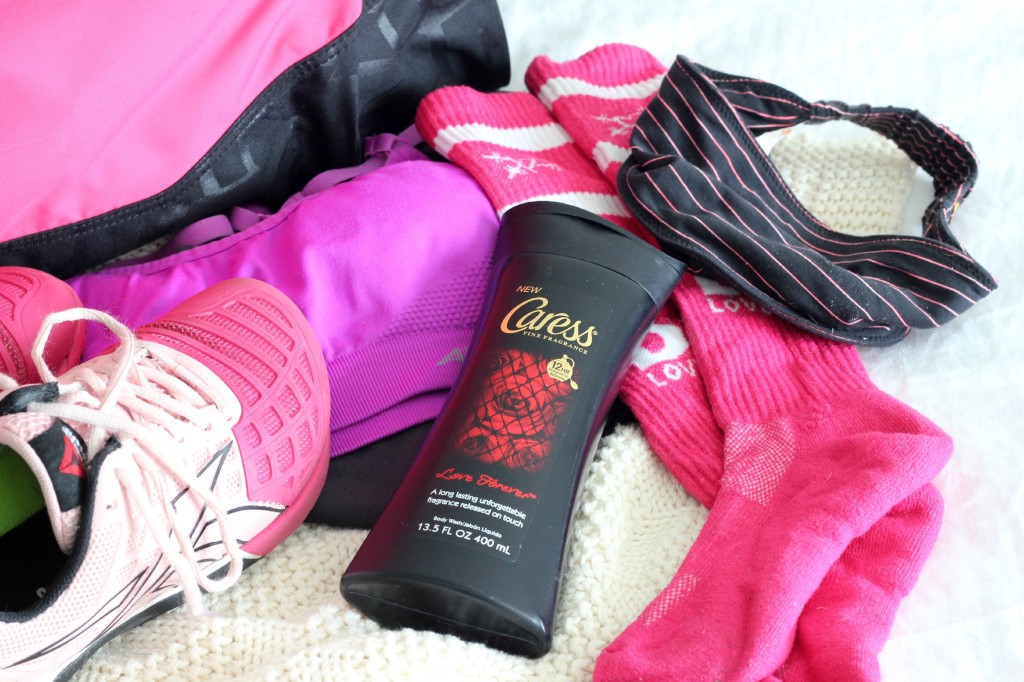 Gym Bag Essentials with Caress Forever