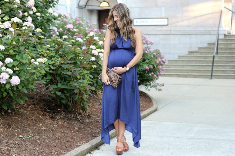 Navy Blue and Leopard