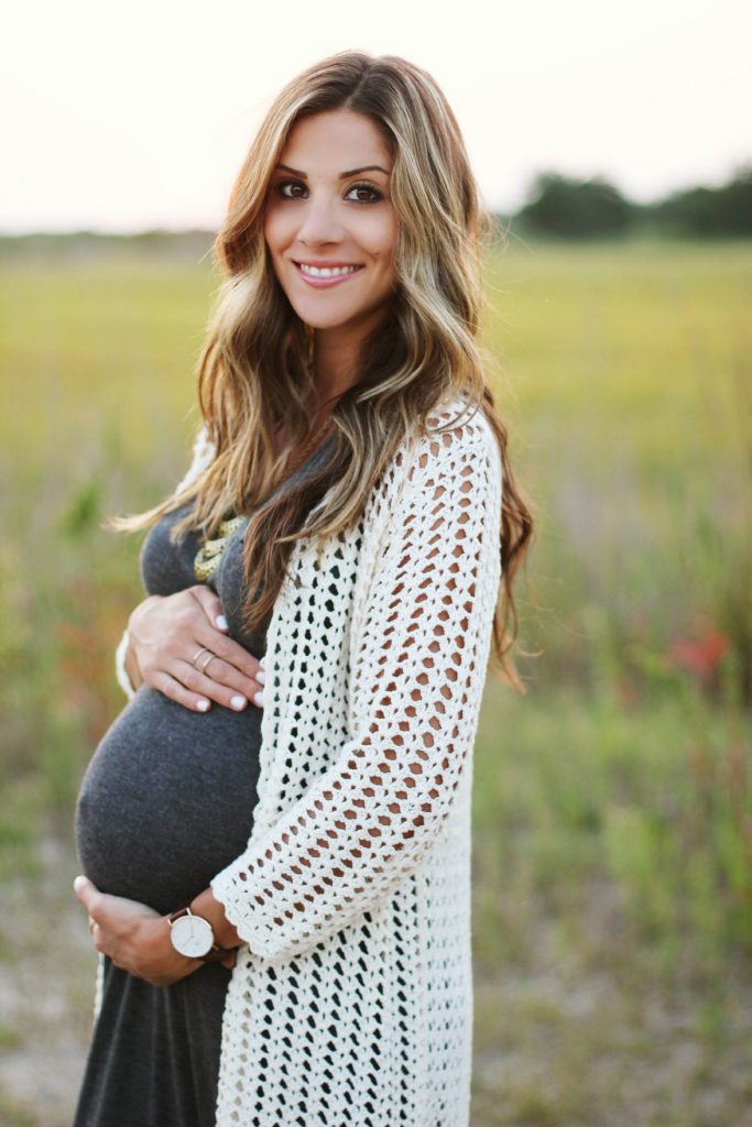 Maternity Style, Forever 21 Crochet Cardigan, Casual Maternity Fashion, Boho Maternity