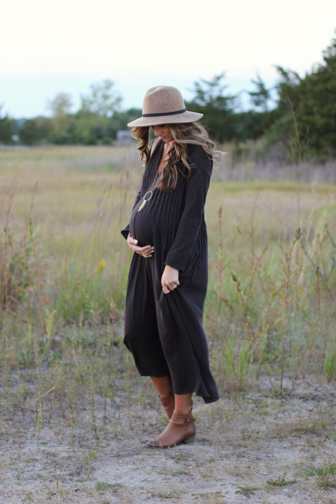 Free People Sophie Dress, Lauren McBride, Fall Maternity Style