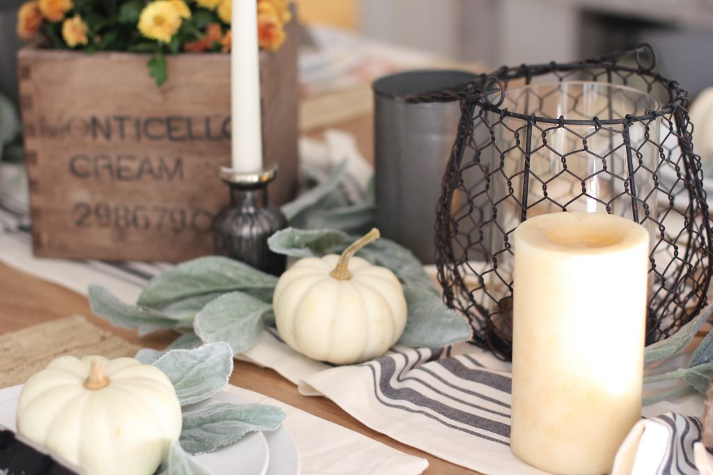 Rustic Halloween Dining Table Decor with World Market - Lauren McBride