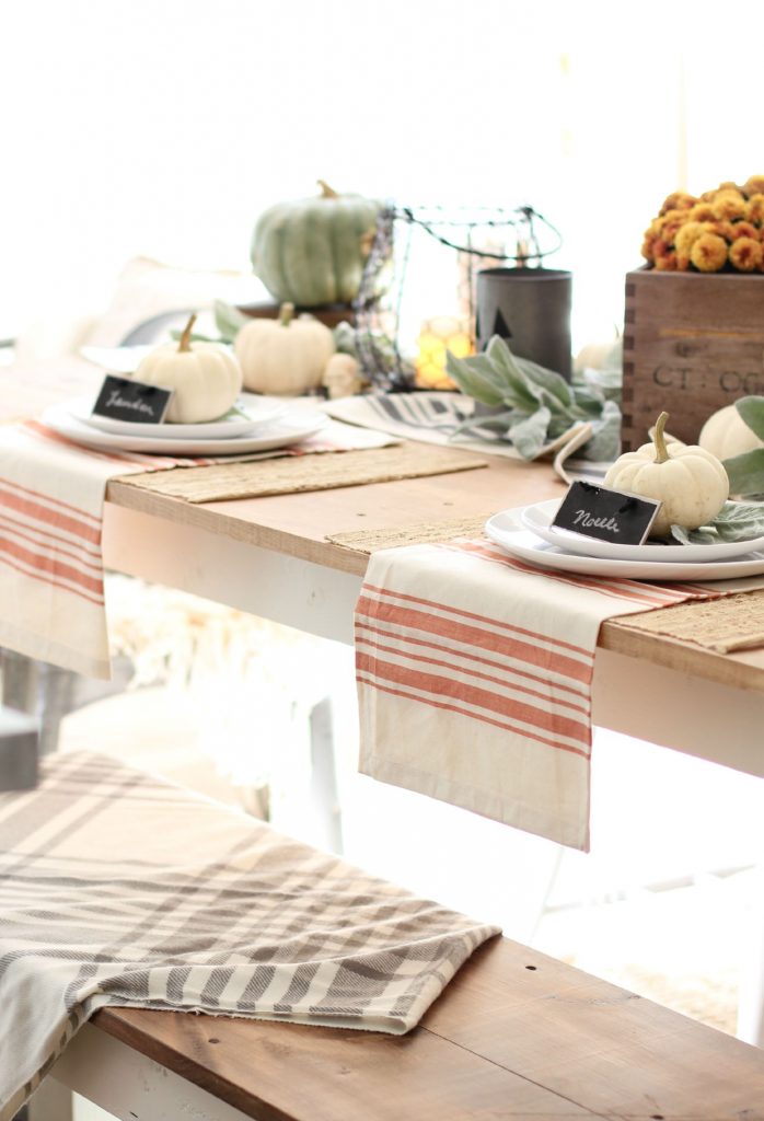 Rustic Halloween Dining Table Decor with World Market - Lauren McBride