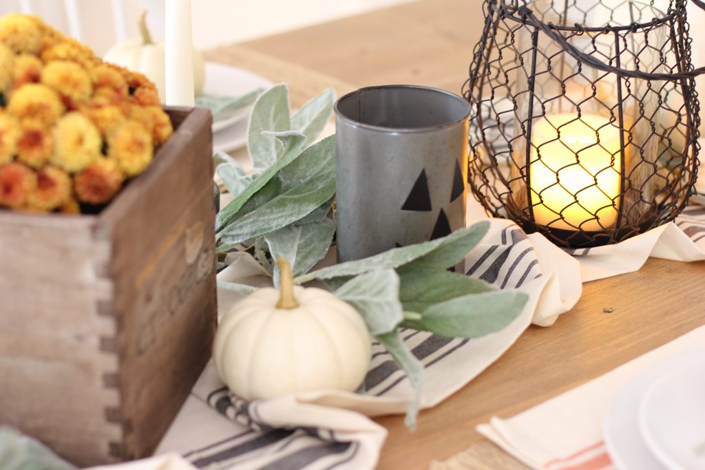 Rustic Halloween Dining Table Decor with World Market - Lauren McBride