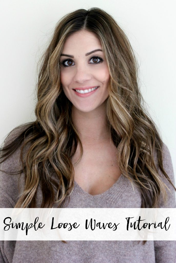 Bookmark this! Mom Hair: Easy Simple Loose Waves Tutorial which will have you finished your hair in no time at all!