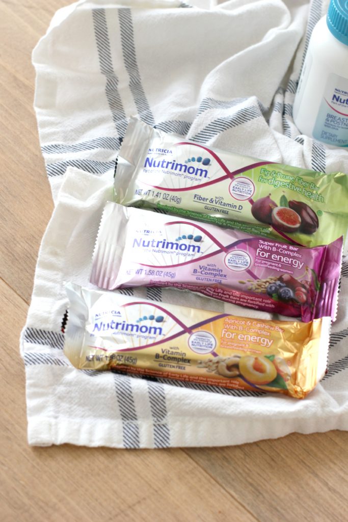 The perfect gift for new moms featuring the Nutrimom program and subscripton box