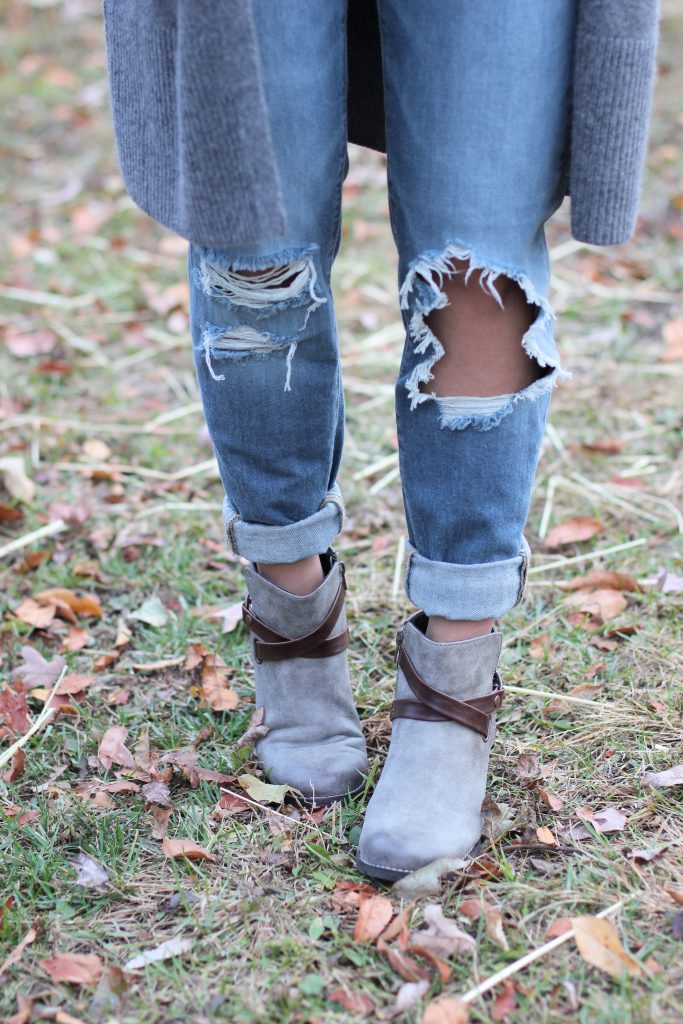 Fall boot trends and how to wear them, fall fashion and how to style lugged sole booties