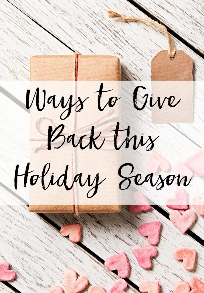 Ways To Give Back This Holiday Season Lauren Mcbride