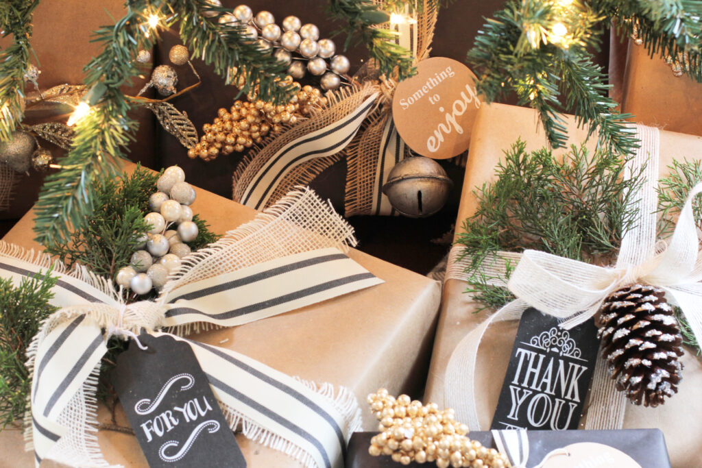 Unique wrapping ideas and tips for wrapping gifts with World Market - Lauren McBride