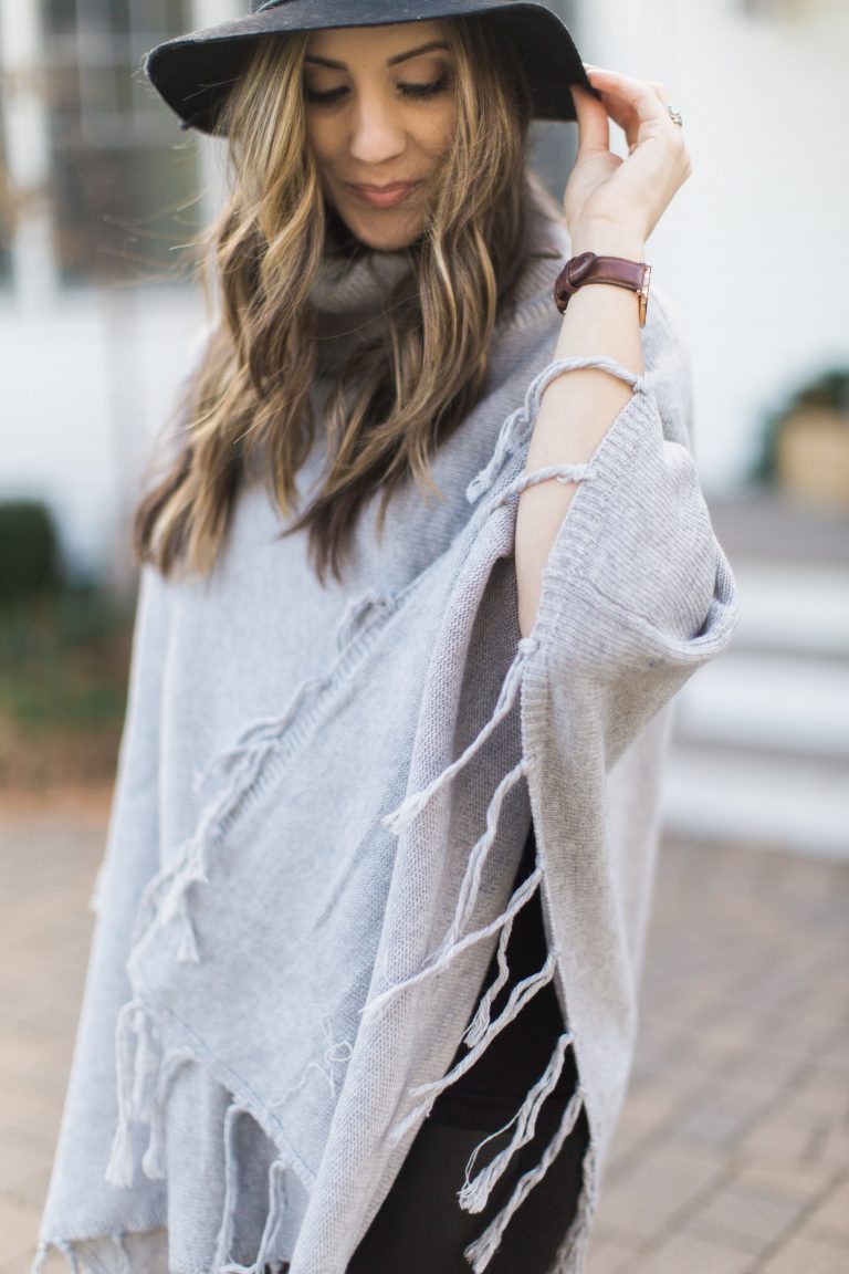 Fringe Poncho - Lauren McBride