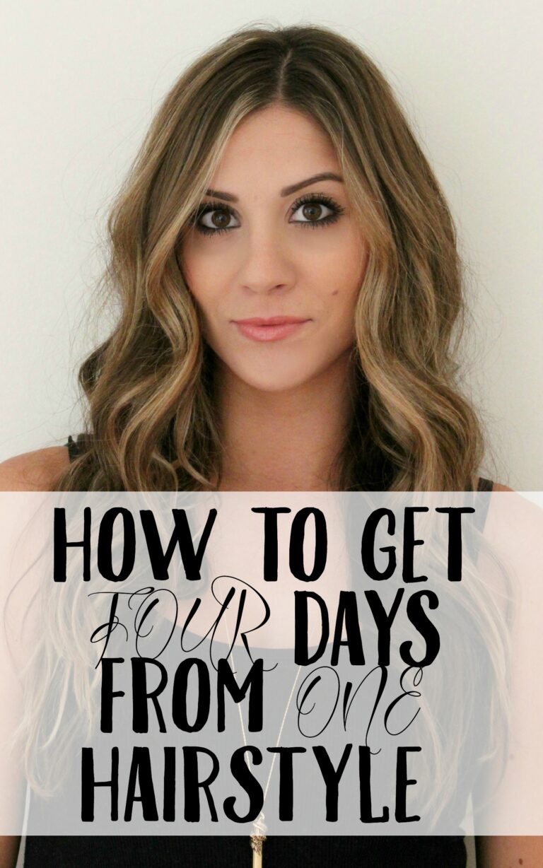 Beauty // How To Get Four Days From One Hairstyle