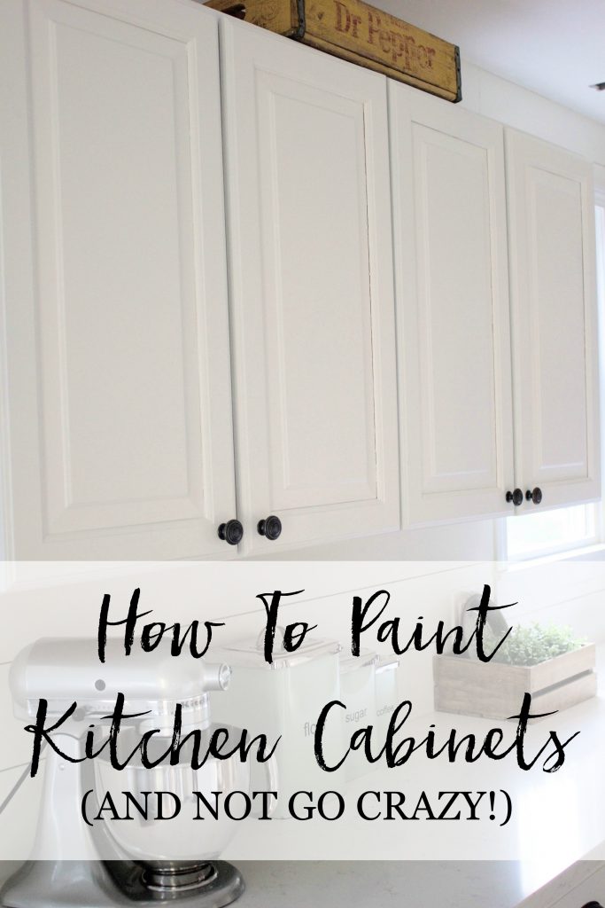 Save this! How to paint kitchen cabinets without going crazy: an easy guide that will take 3-4 days tops!