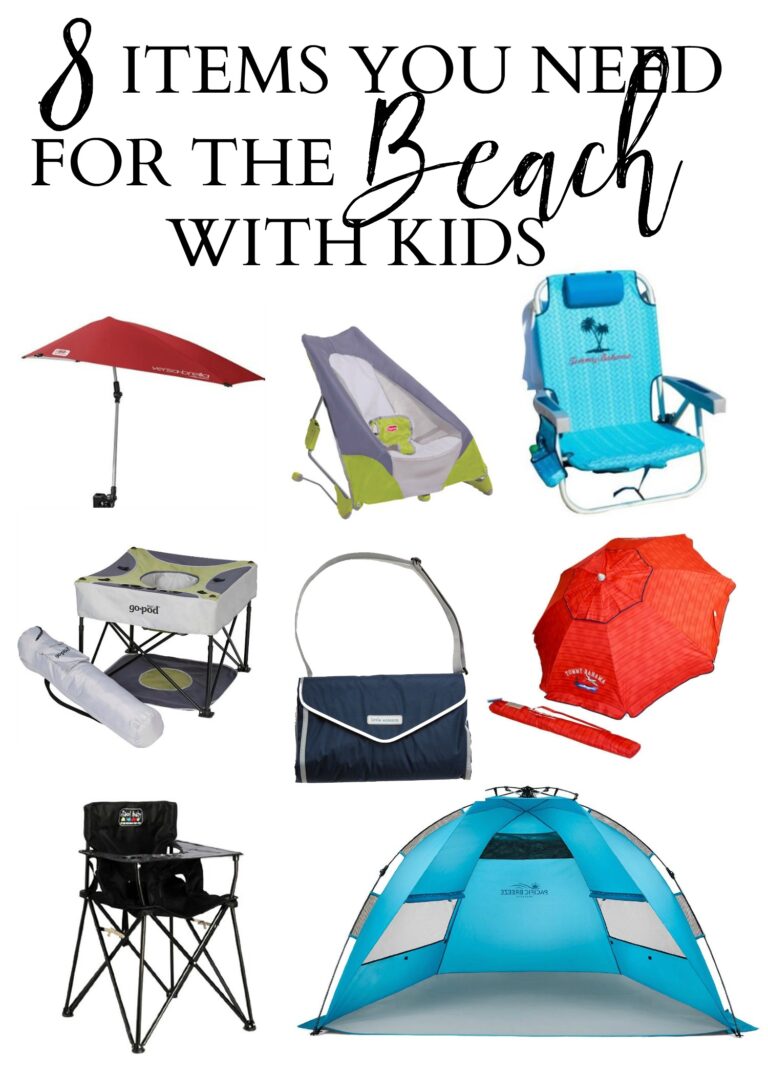 Mom + Baby // 8 Items You Need For Going to the Beach with Kids