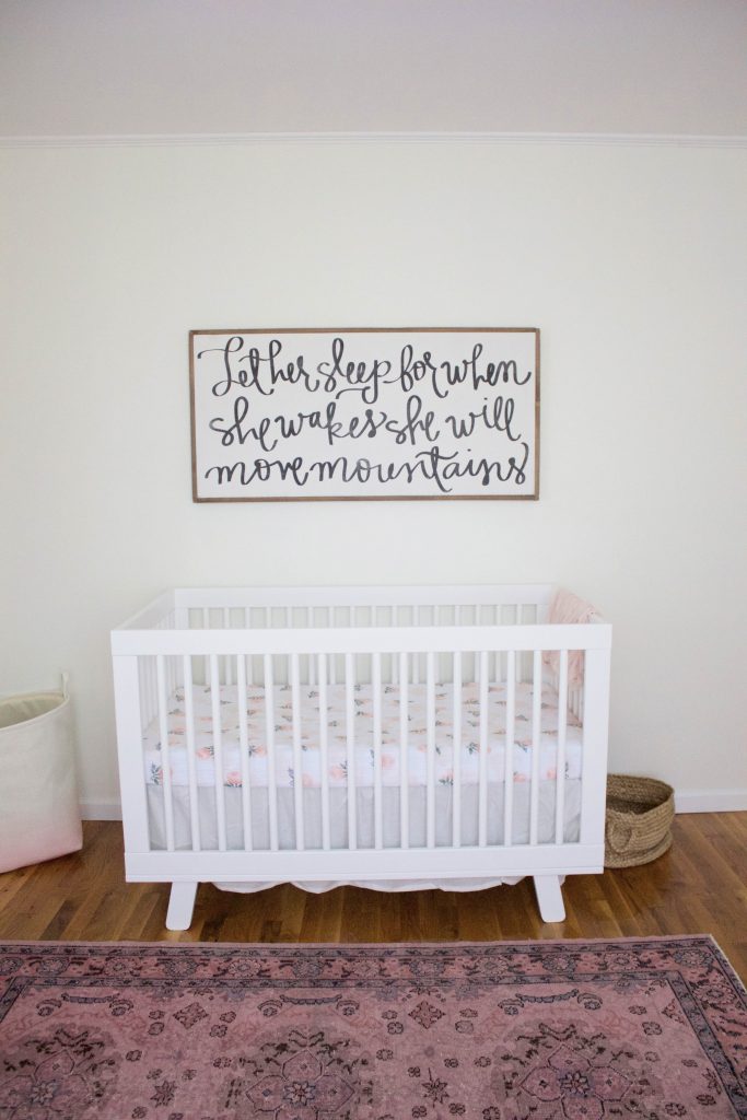 Bookmark this! Want to see how we brought this Bohemian Girl's Nursery them to life? Click through!