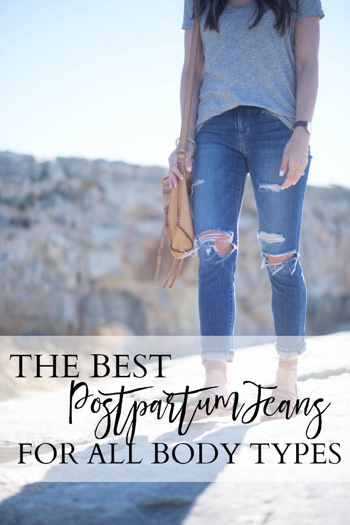 The only pair of postpartum jeans you need 🙌