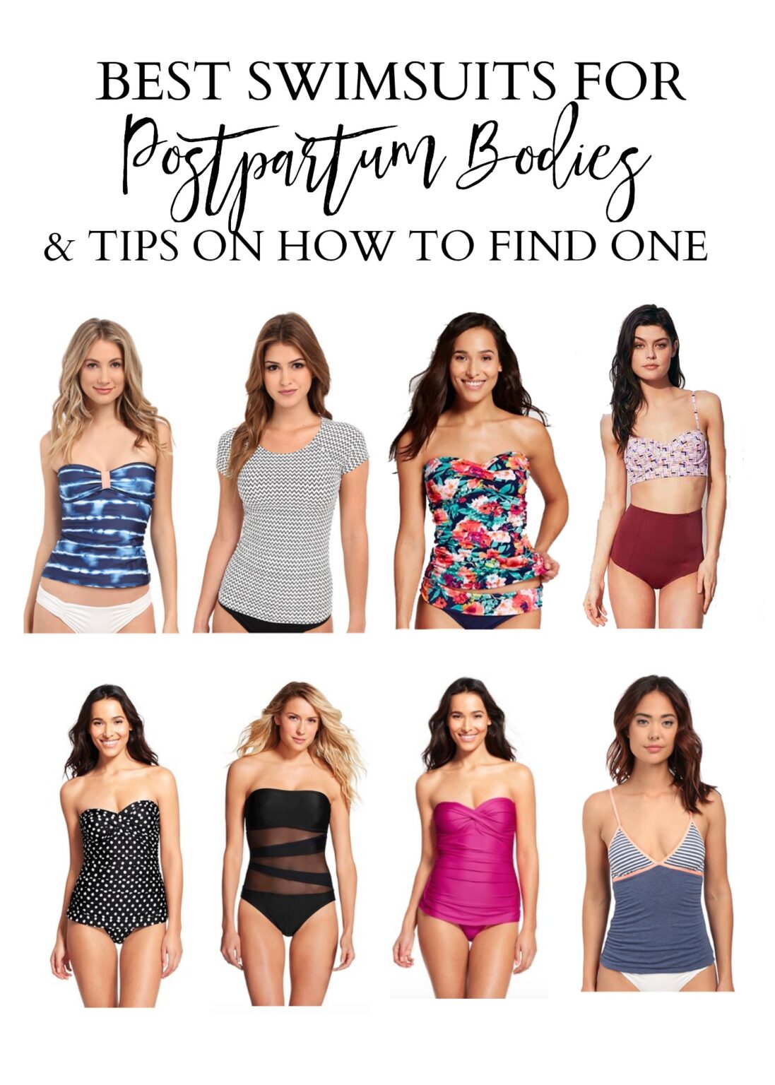 Style // Best Swimsuits for Postpartum Bodies Lauren McBride