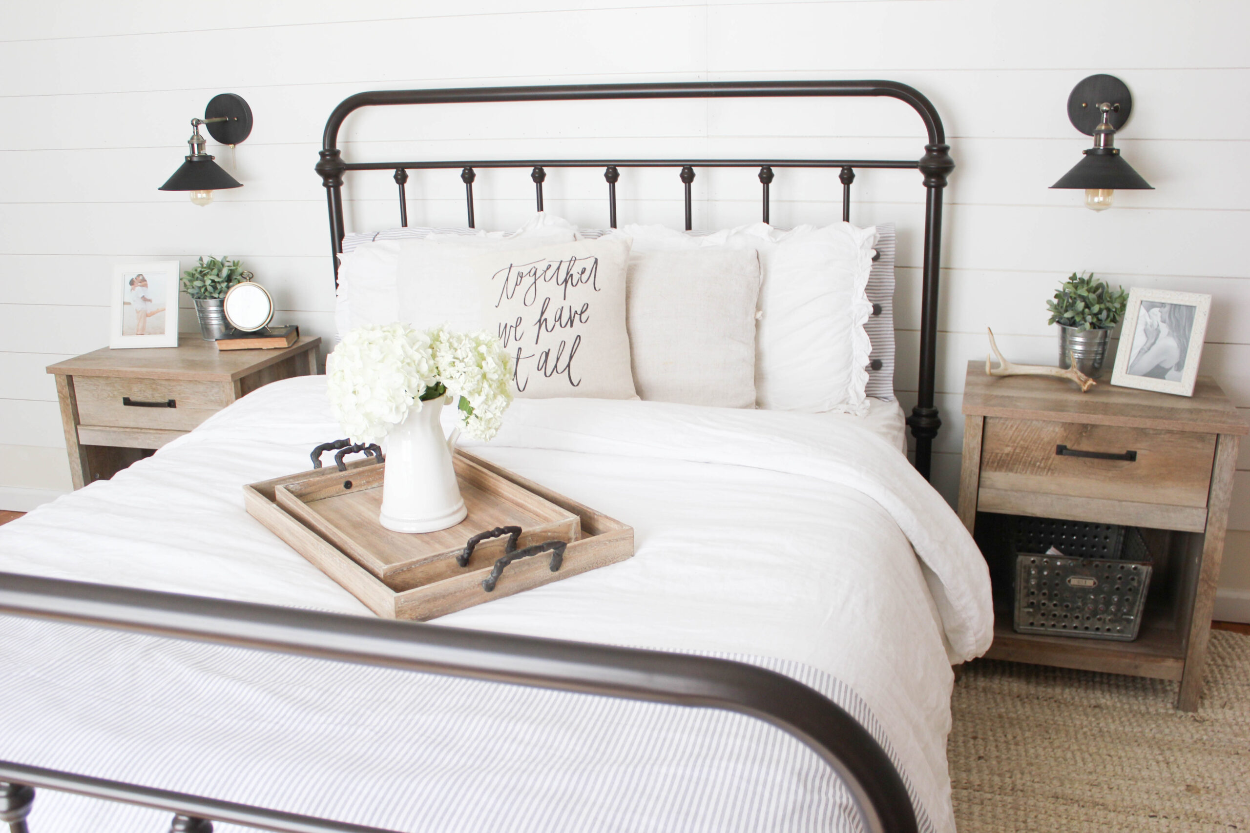 Home // Farmhouse Master Bedroom - Lauren McBride