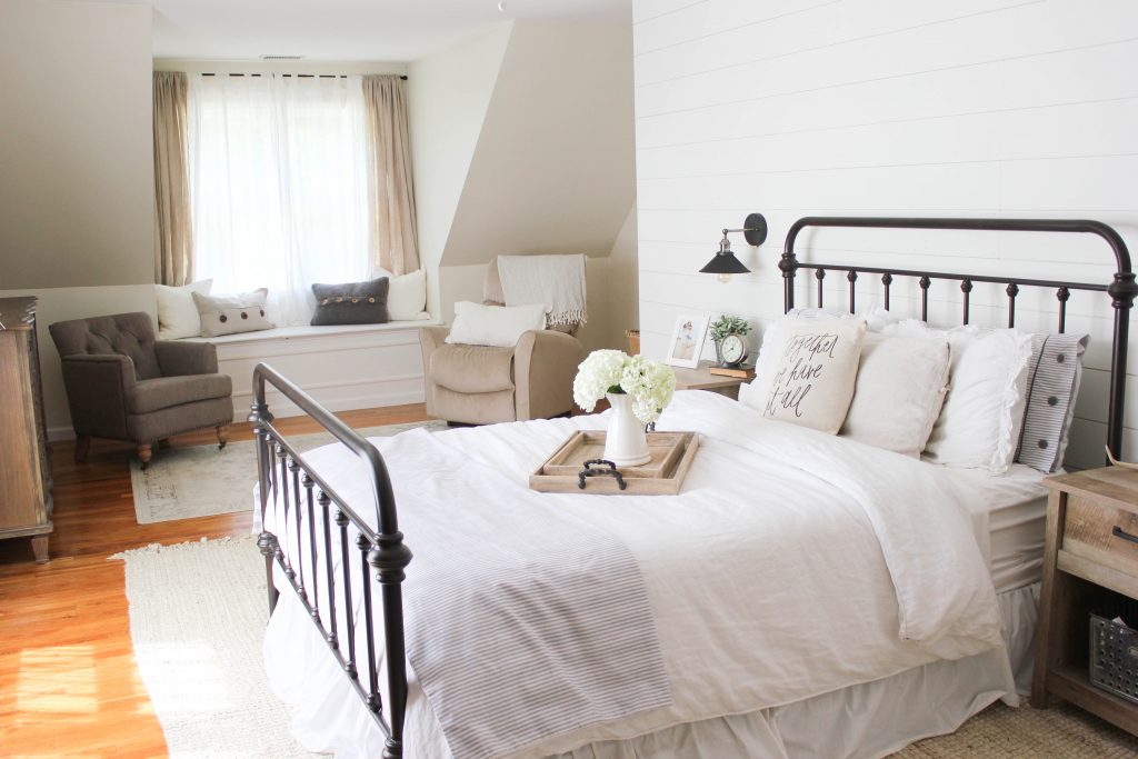 Farmhouse master bedroom