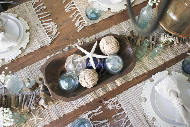 Home // Coastal Farmhouse Tablescape