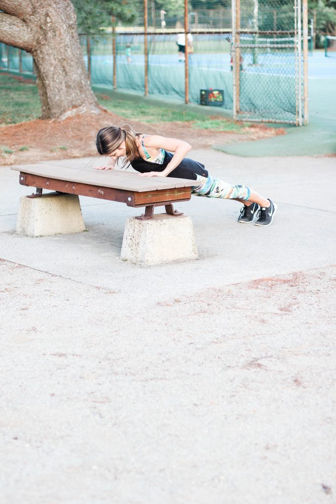 An easy playground workout that can be done with your kids!