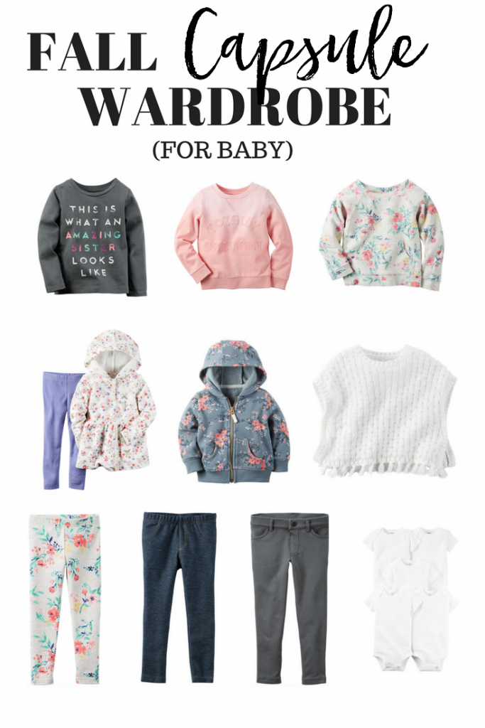 An easy guide on how to create a fall capsule wardrobe for baby that will help save you time and money!