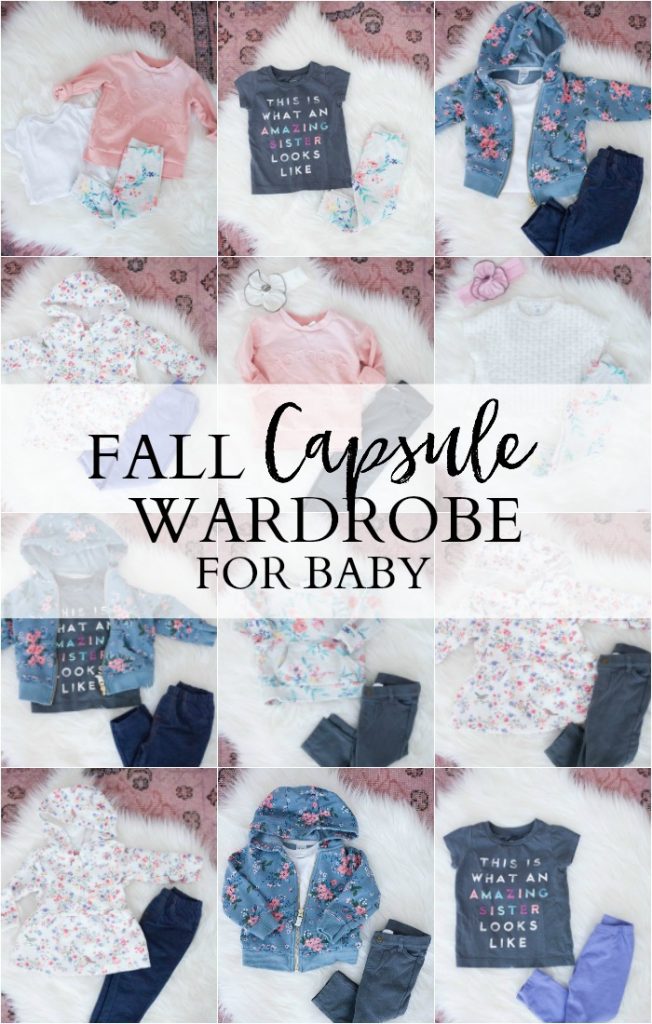 An easy guide on how to create a fall capsule wardrobe for baby that will help save you time and money!