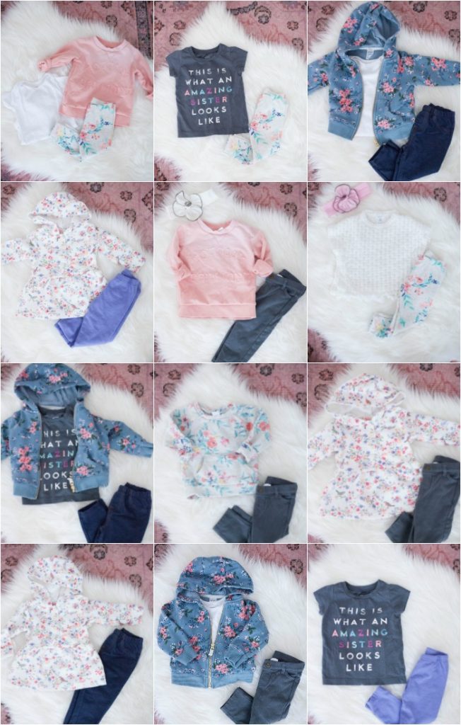 An easy guide on how to create a fall capsule wardrobe for baby that will help save you time and money!