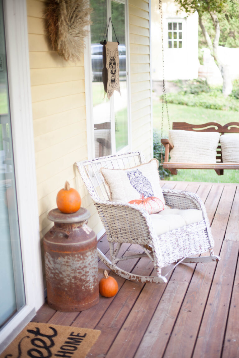Home // Rustic Halloween Front Porch Decor