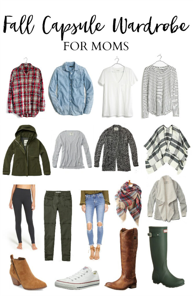 This fall capsule wardrobe for moms will keep you looking stylish, fresh, and, most importantly, COMFORTABLE during the fall season. Many of these items you probably already own!