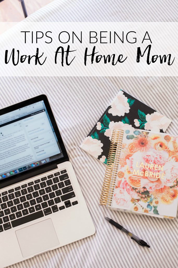 Work at home mom tips and how to handle the balance of present with your children all while being productive at the same time.