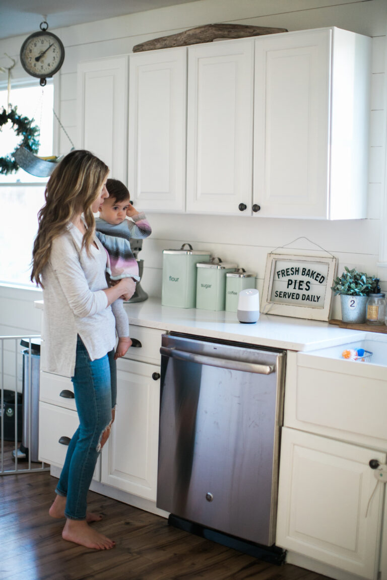 Mom + Baby // Ways Google Home Keeps Mom Life On Track