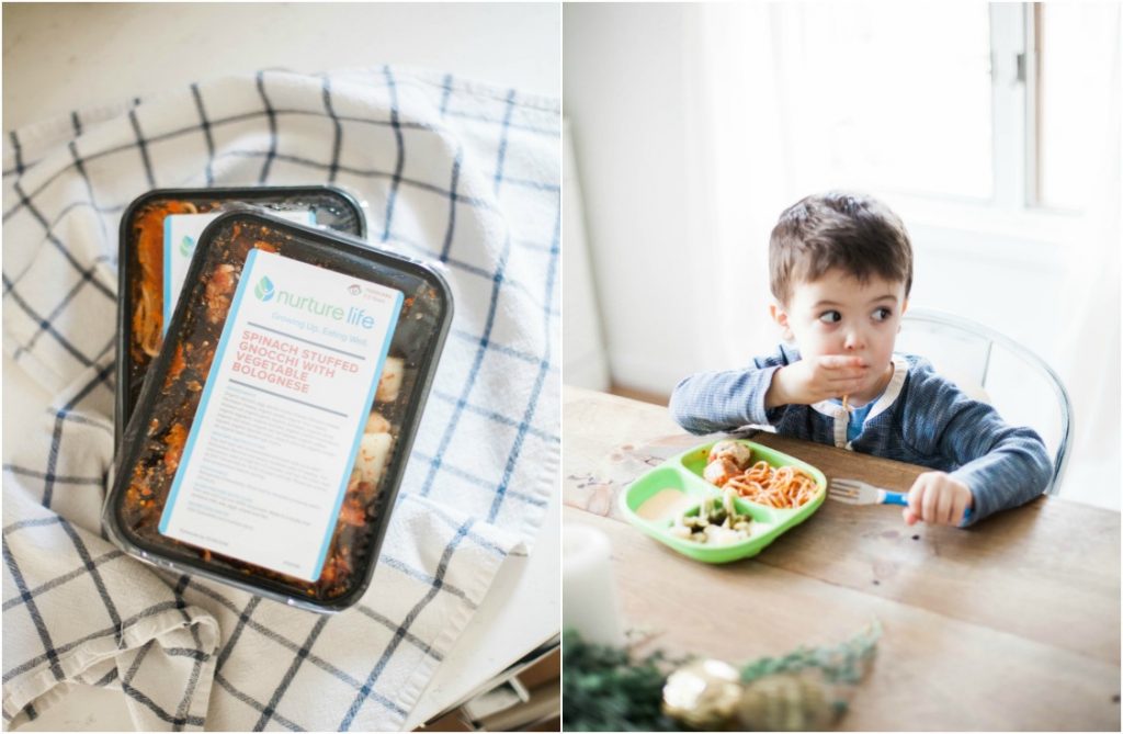 How meal time are made easy with Nurture Life organic subscription food service for kids!