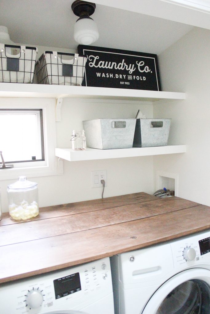 Farmhouse laundry drying online rack