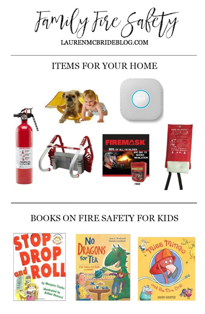 Tips and items you need for family fire safety that could potentially save yourself, your family, and your home in the event of a fire!