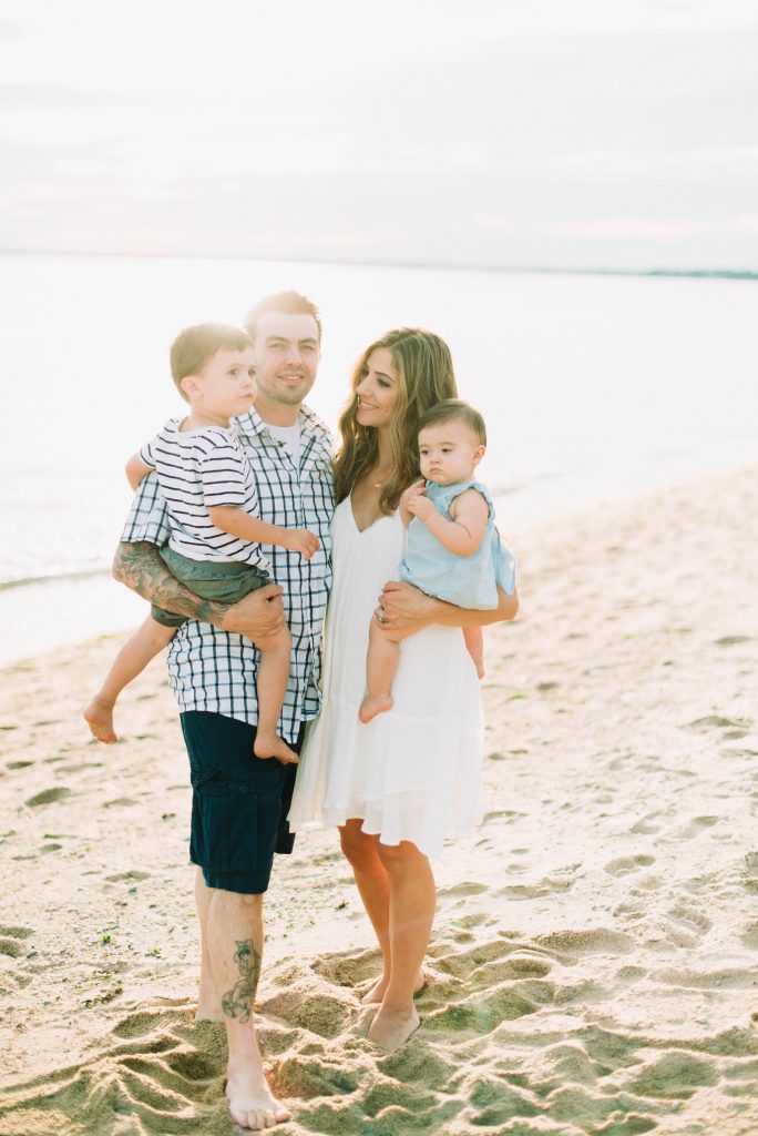 Lauren McBride and family, by Victoria Gloria Photography