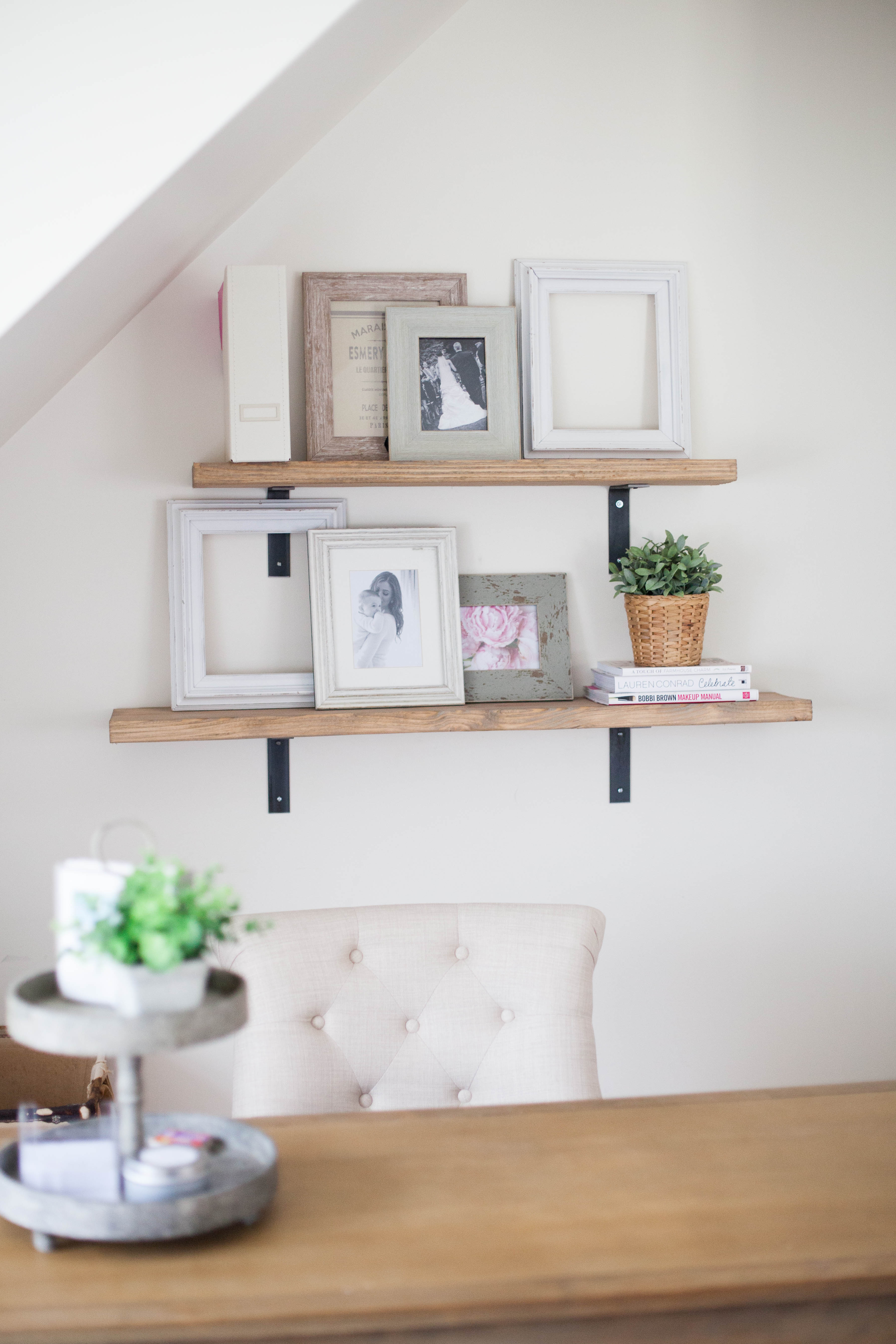 Home Simple DIY Rustic Shelving Lauren McBride   Rustic Shelving 5 