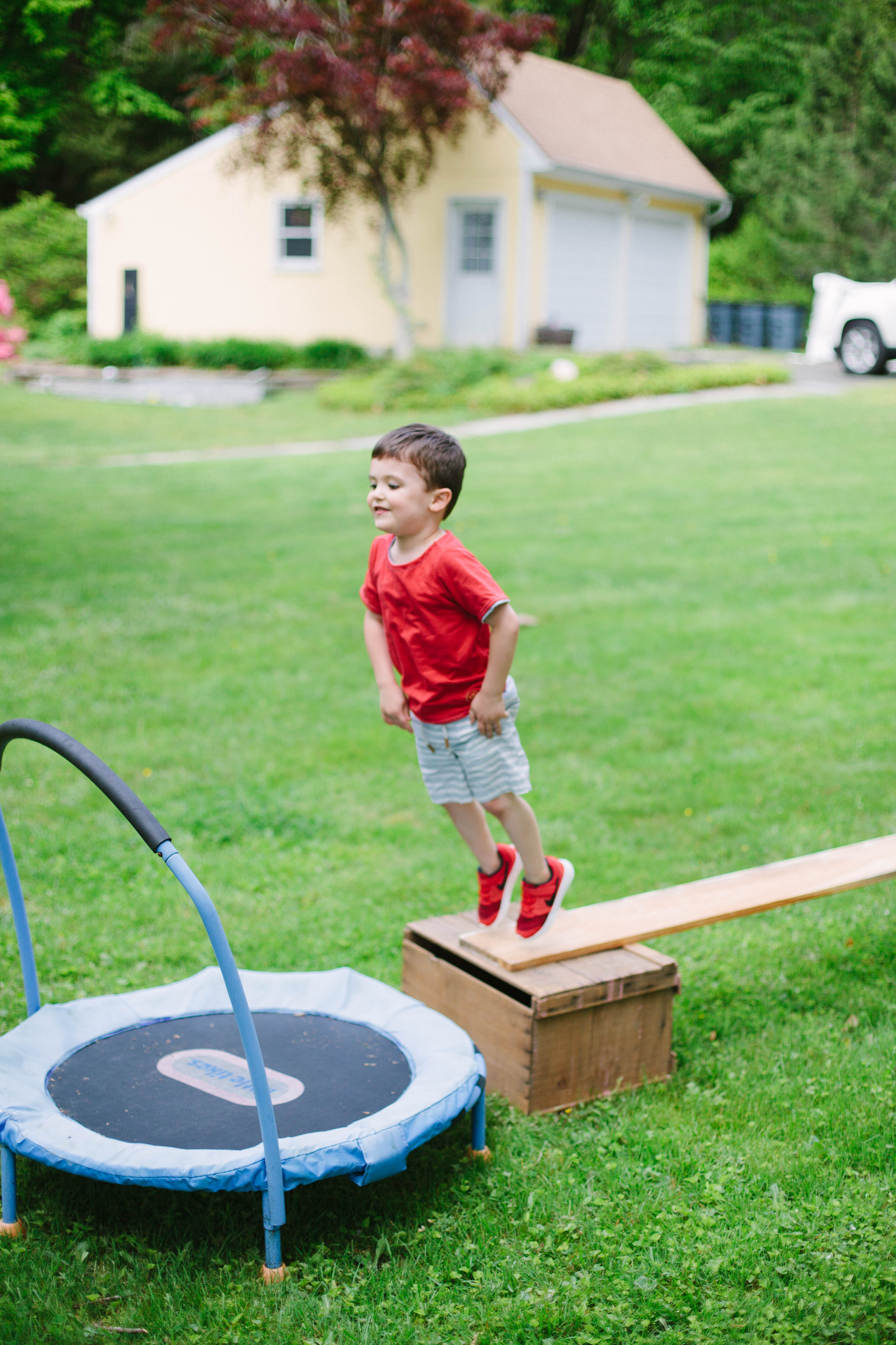 Mom + Baby // Outdoor Toddler Obstacle Course Lauren McBride