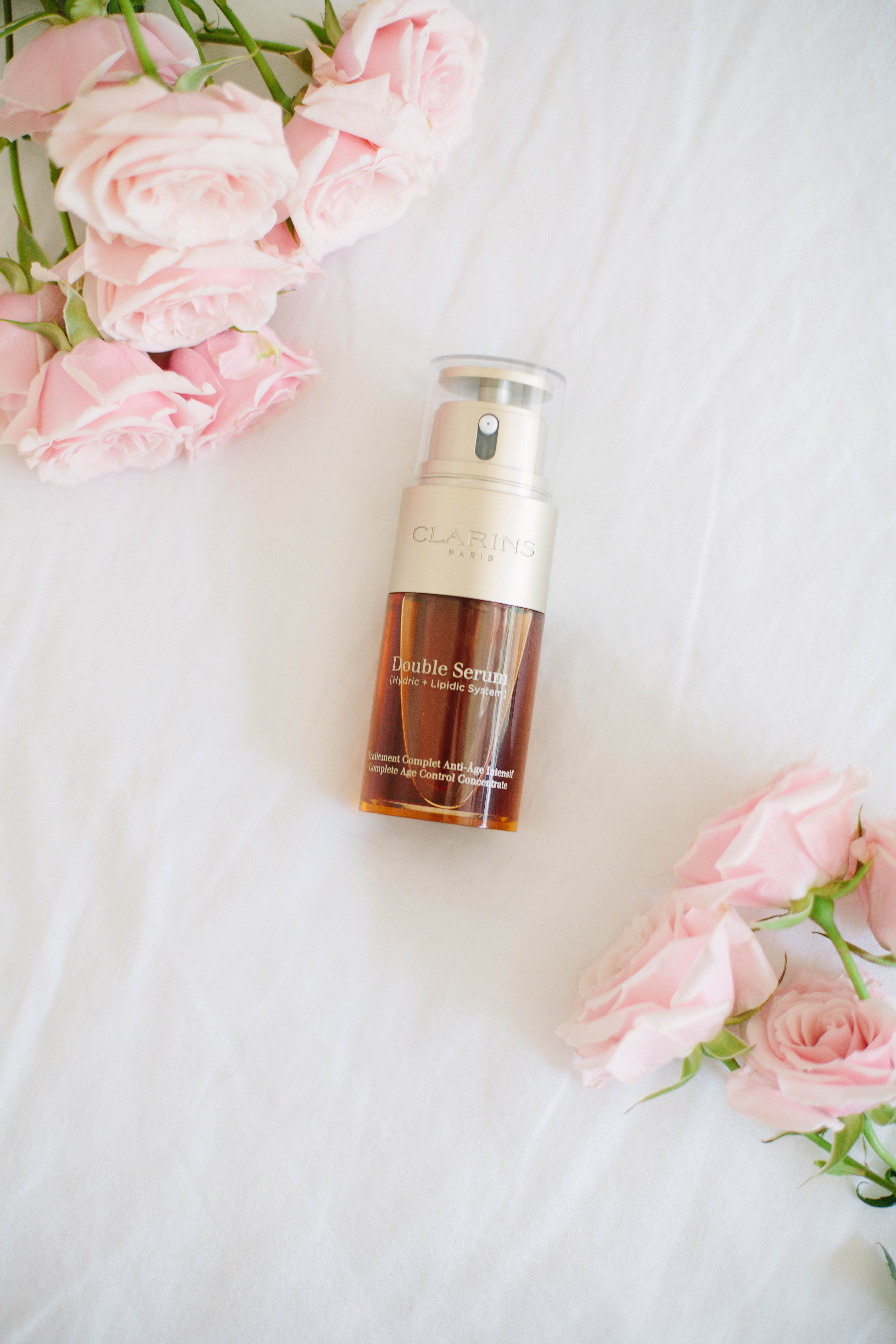 A review of Clarins Double Serum and why it's the one anti-aging product you should add to your skincare regimen.