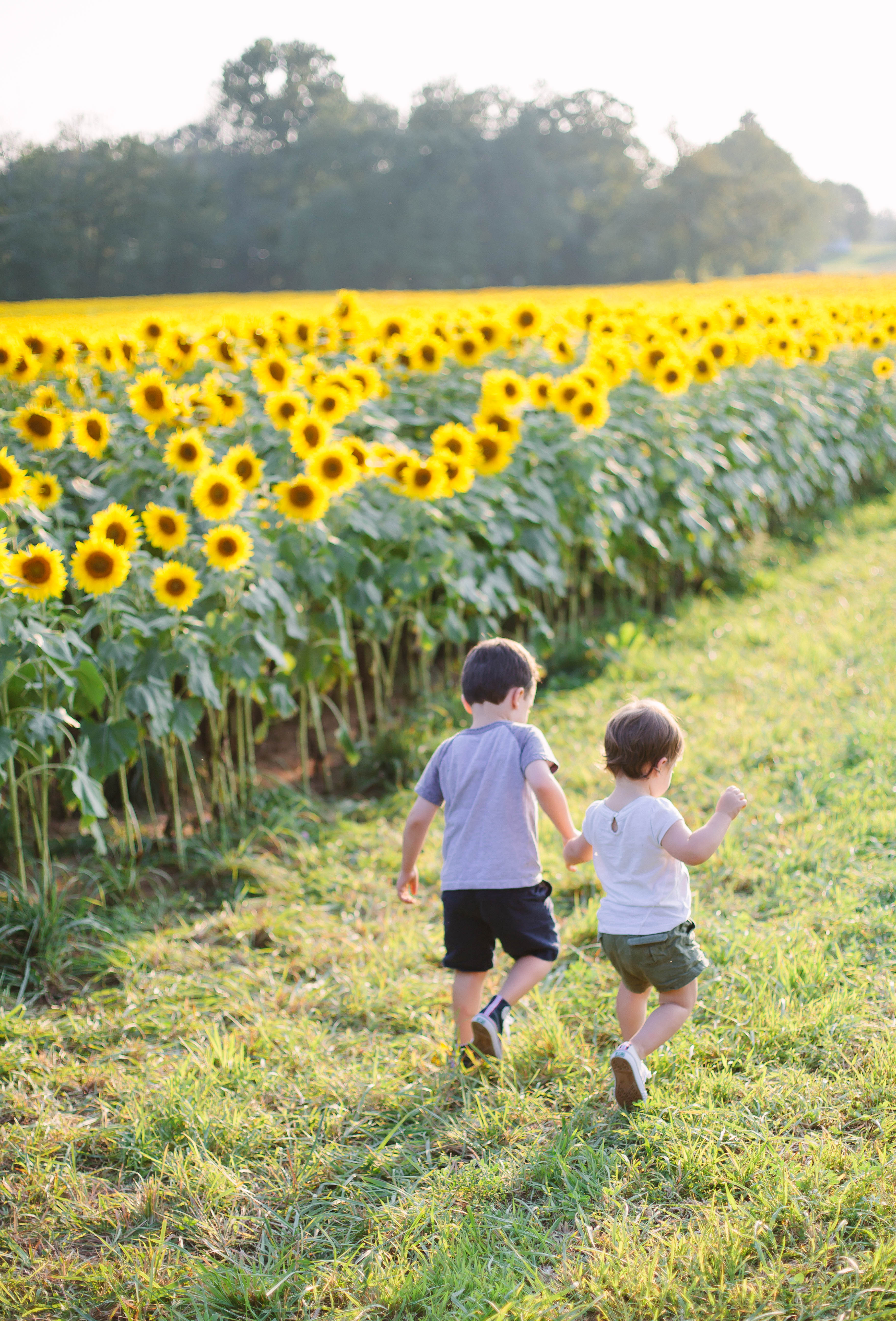 The bond between a brother and a sister, why PF Flyers are the shoe of choice for energetic toddlers.