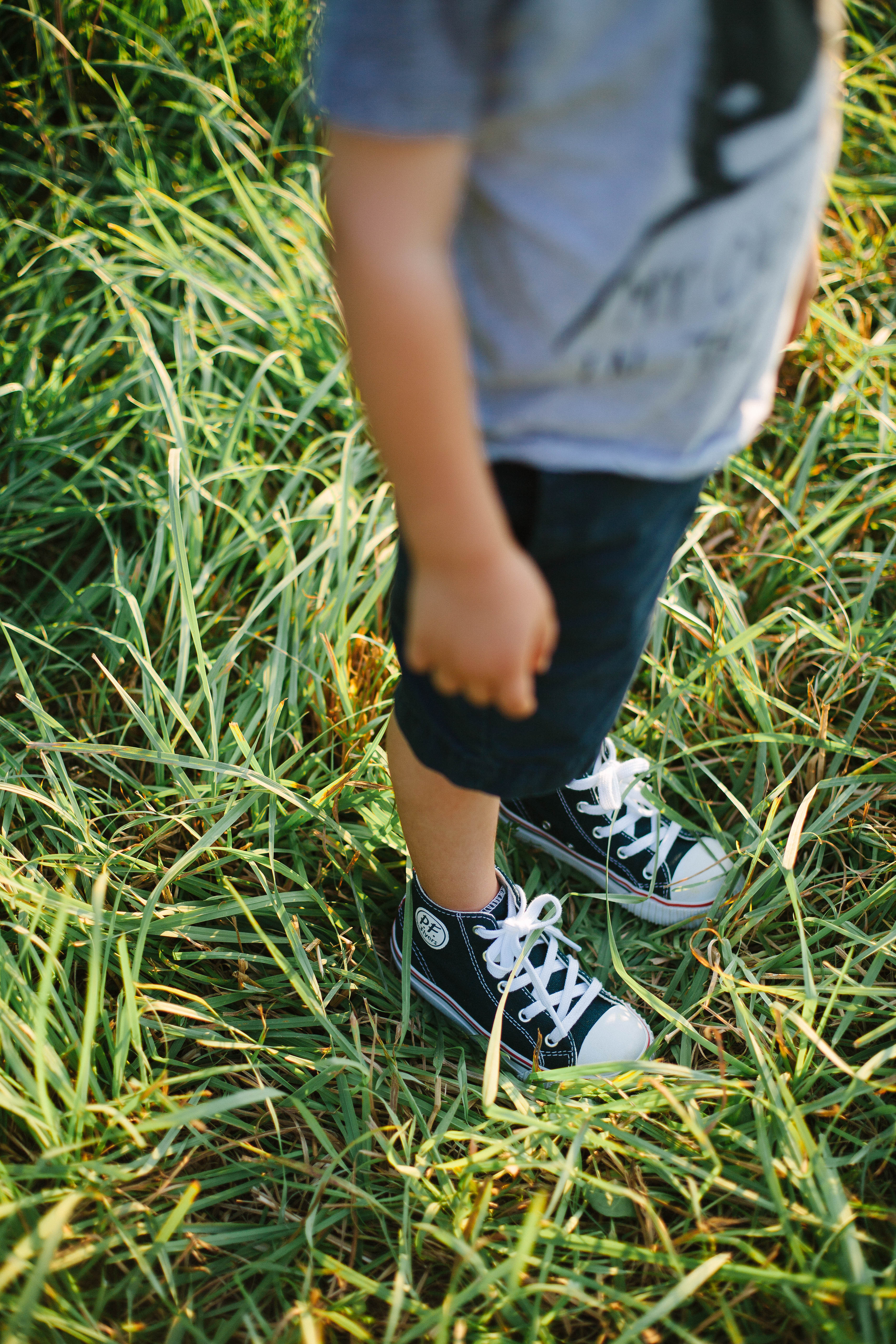 The bond between a brother and a sister, why PF Flyers are the shoe of choice for energetic toddlers.