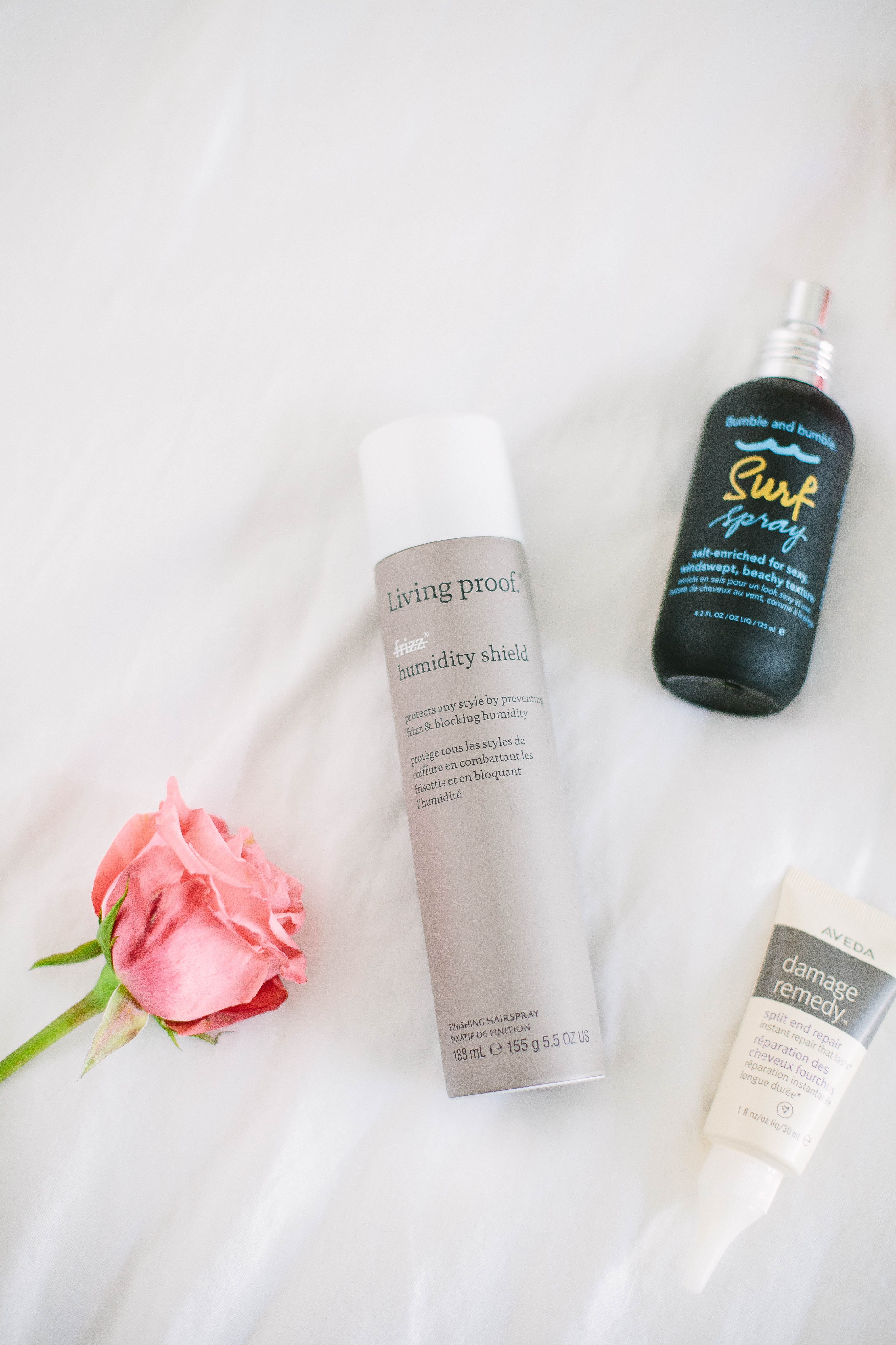 My favorite summer hair products to combat frizz and humidity all summer long.