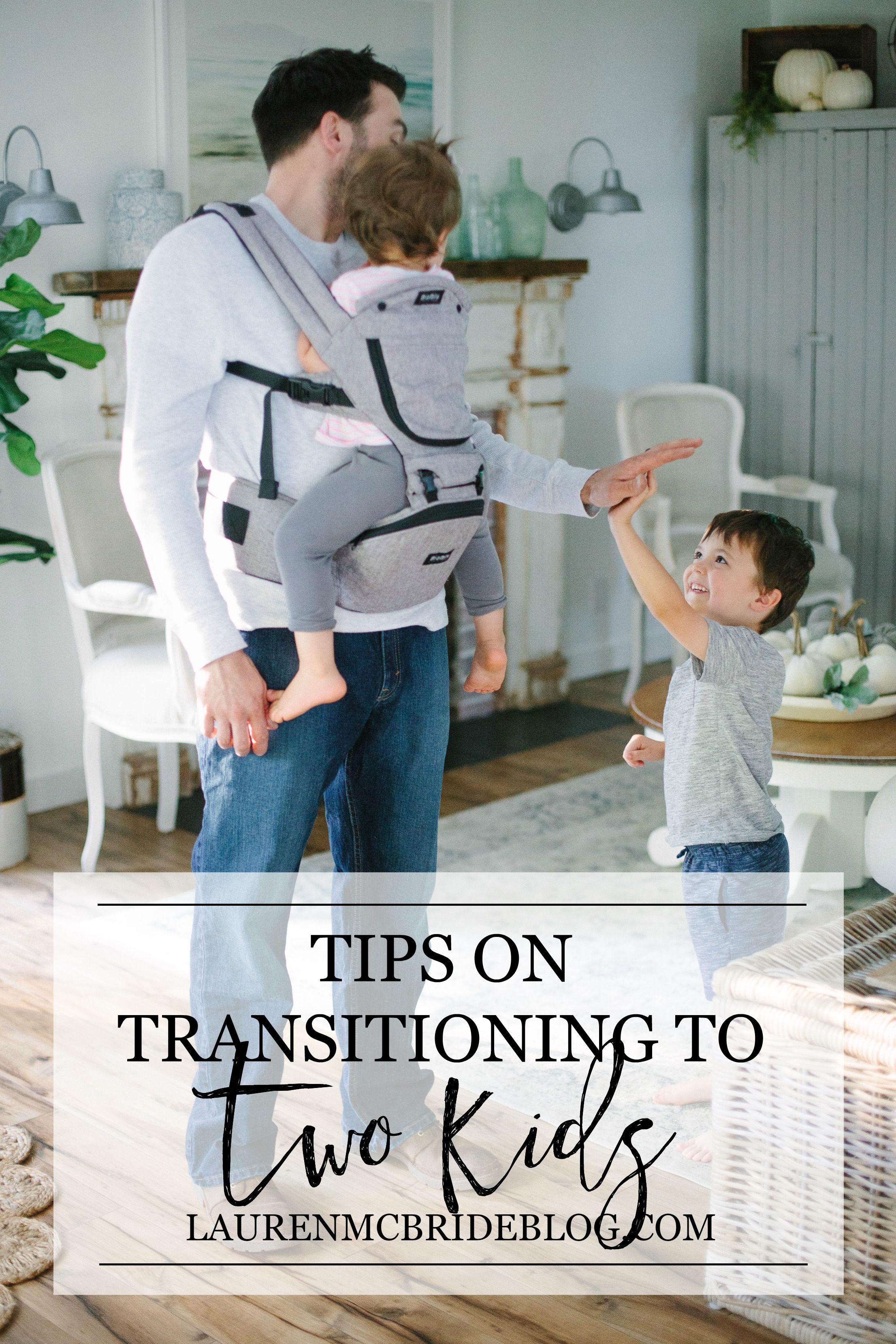 Connecticut based life and style blogger Lauren McBride offers friendly advice and shares her tips on transitioning to two kids.