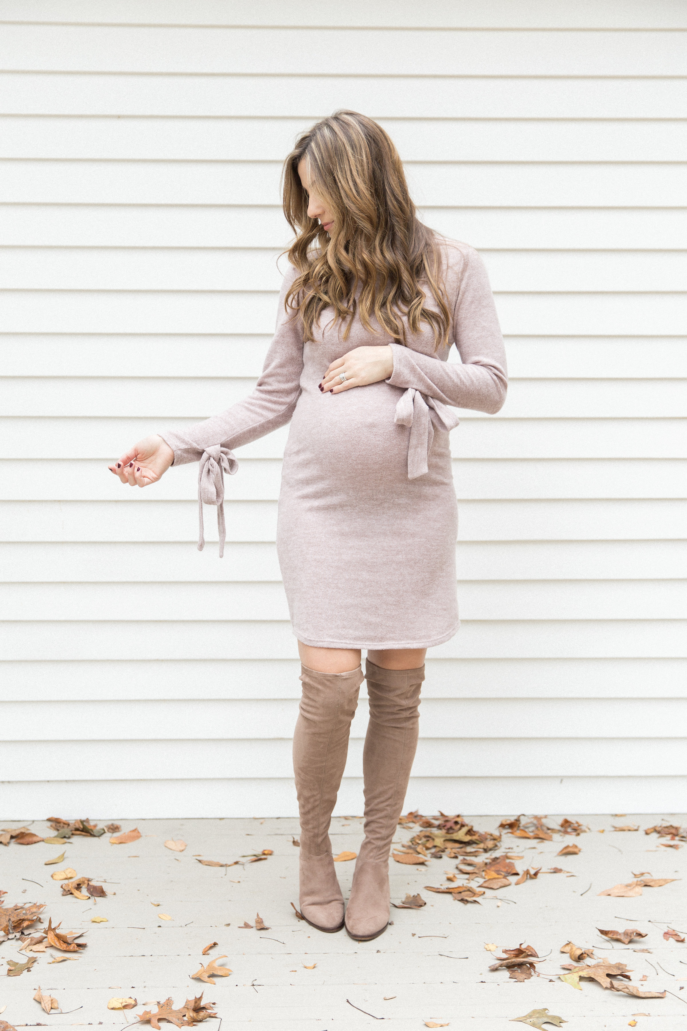 summer pregnancy dress outfit - By Lauren M