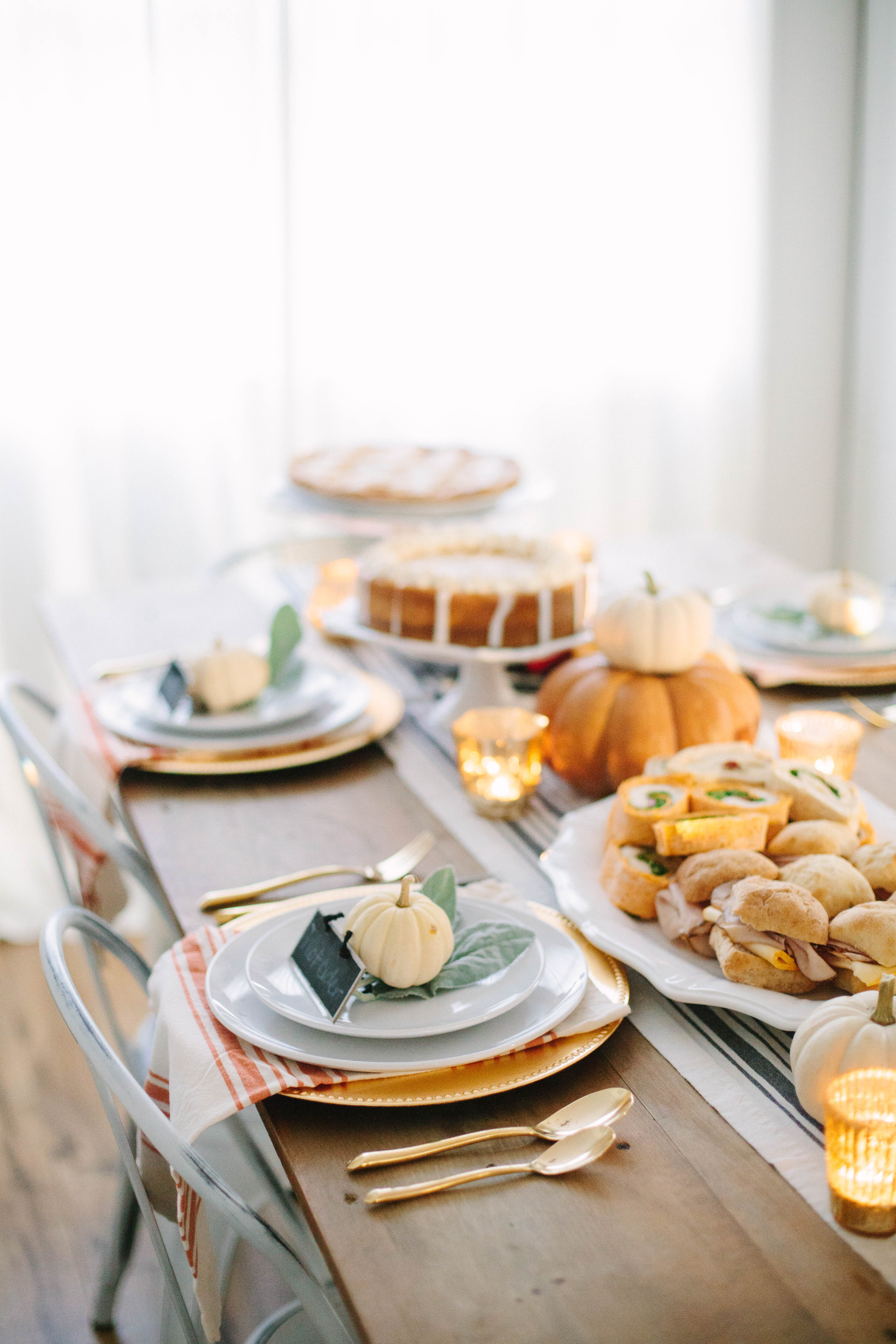 Life and style blogger Lauren McBride shares her tips on how to have an Easy Friends-giving, including decor, food, and hostess gift tips!