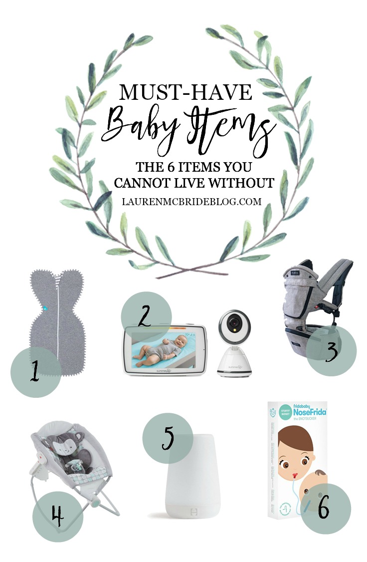 Life and style blogger Lauren McBride shares her Must-Have Baby Items that every new parent should have as a mom of almost 3.