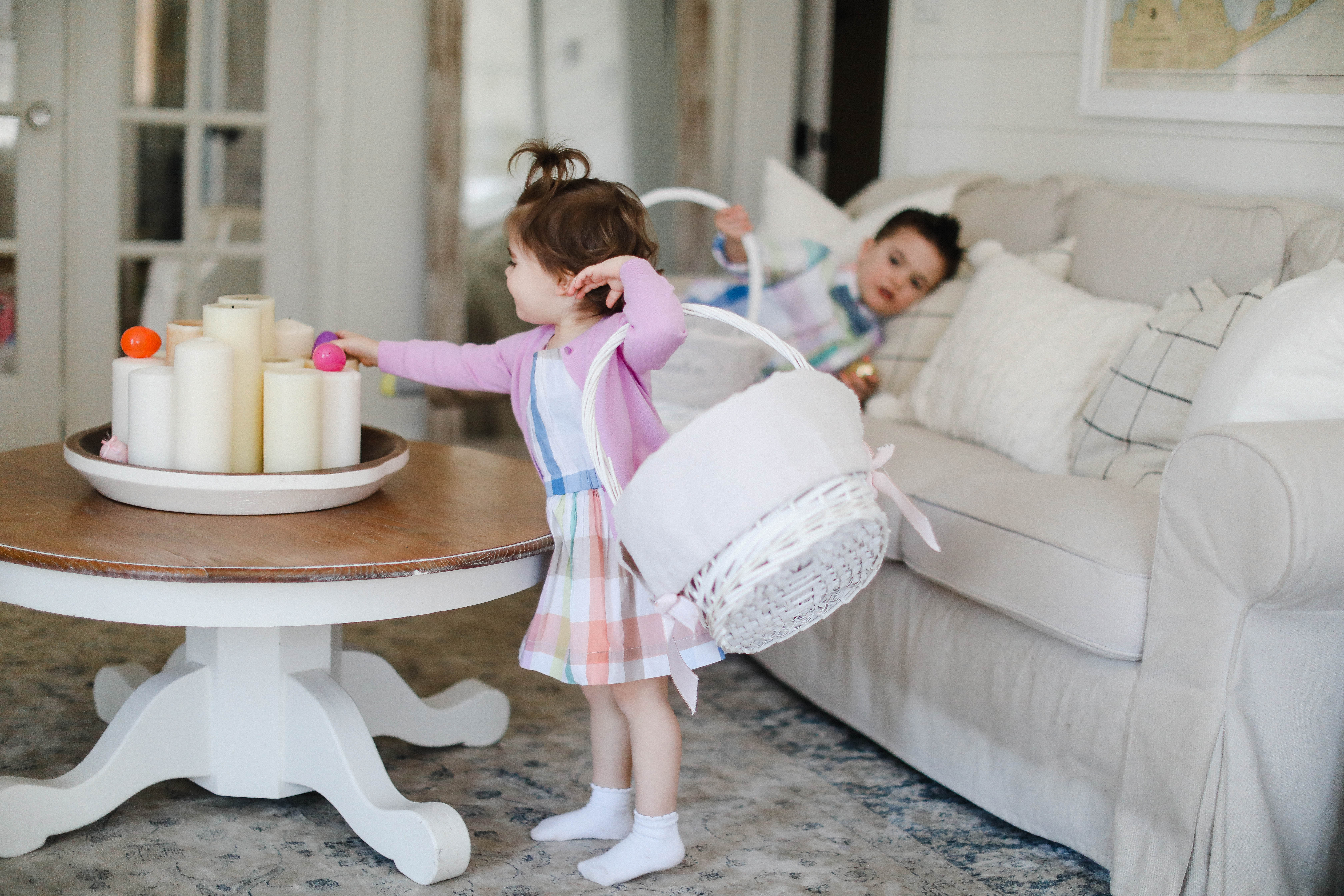 Life and style blogger Lauren McBride shares Family Easter Outfit Ideas that are color coordinated and cheerful for the holiday.